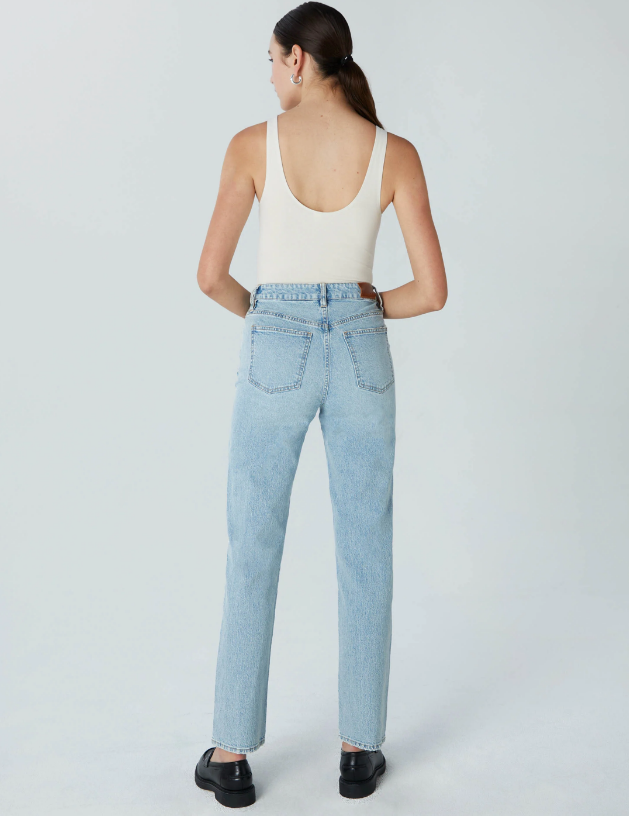 Unpublished Willa High Rise Straight Leg Mom Jeans