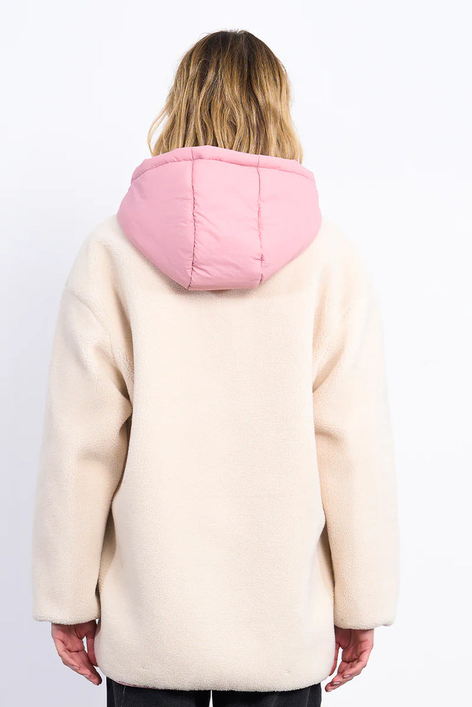 Pink Sherpa Jacket