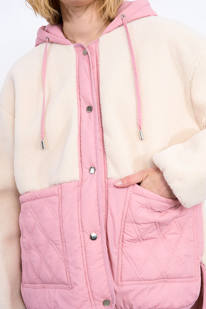 Pink Sherpa Jacket