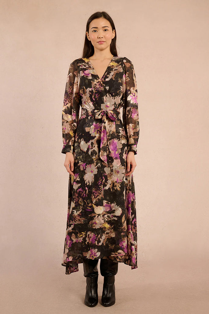 Fall Floral Dress