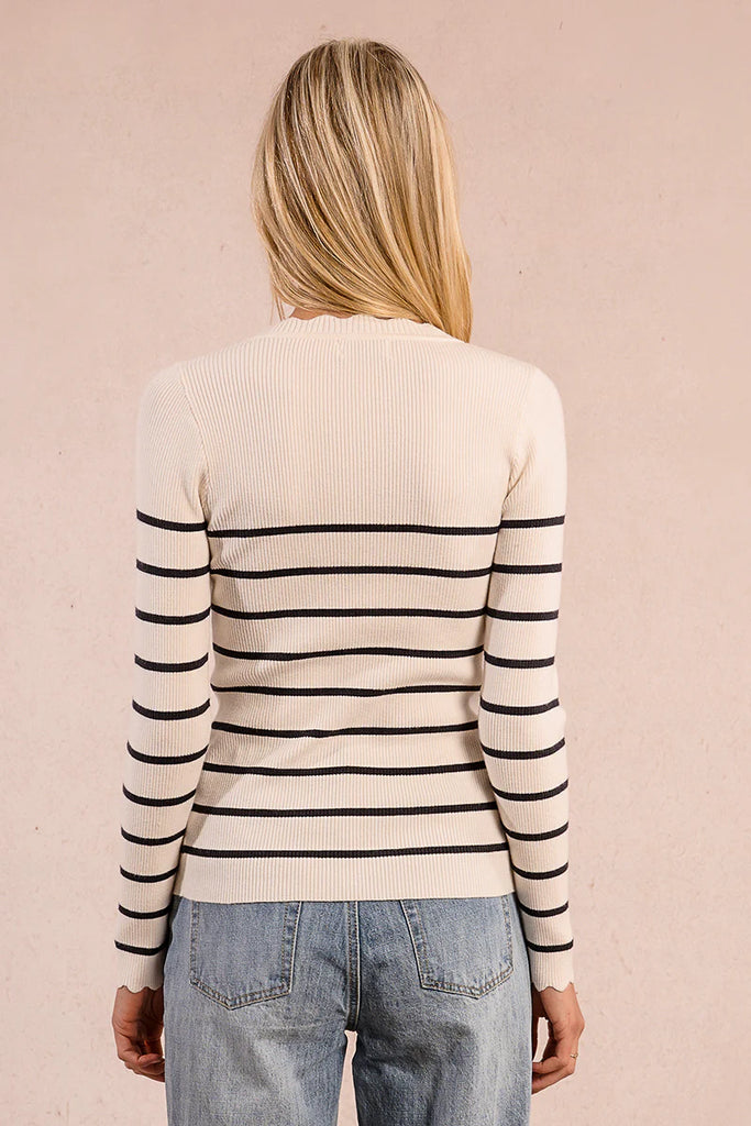 Stripe Knitted Sweater
