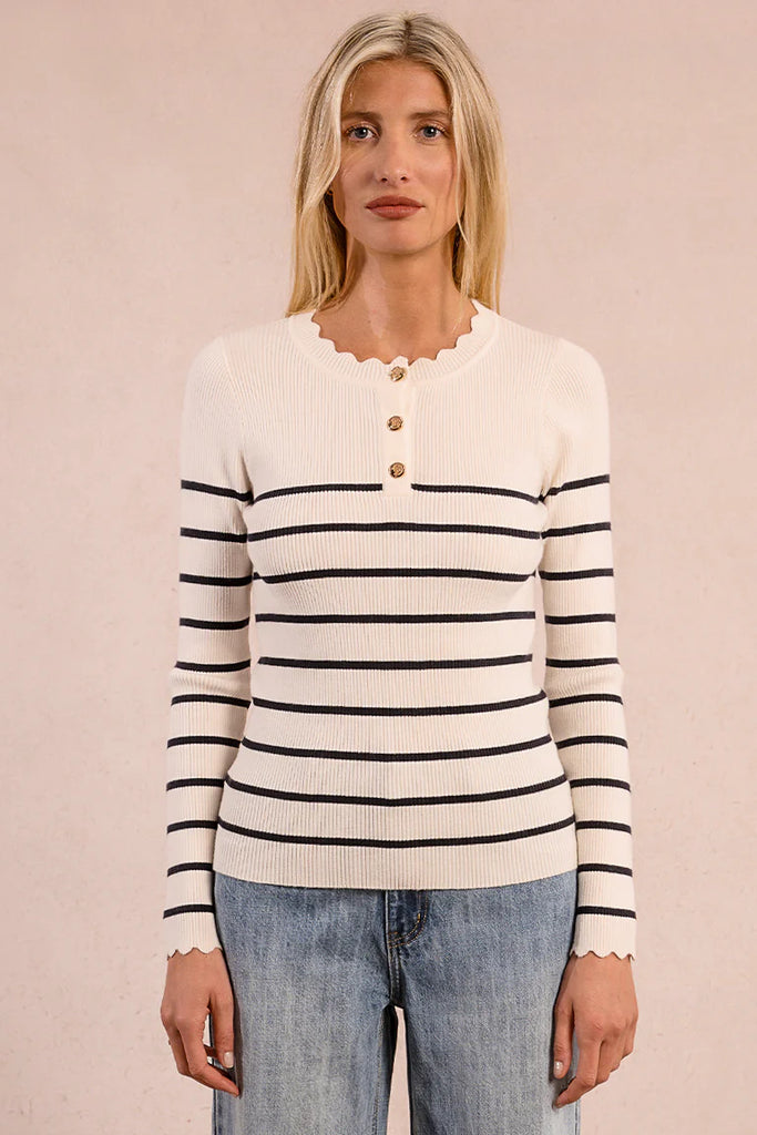 Stripe Knitted Sweater