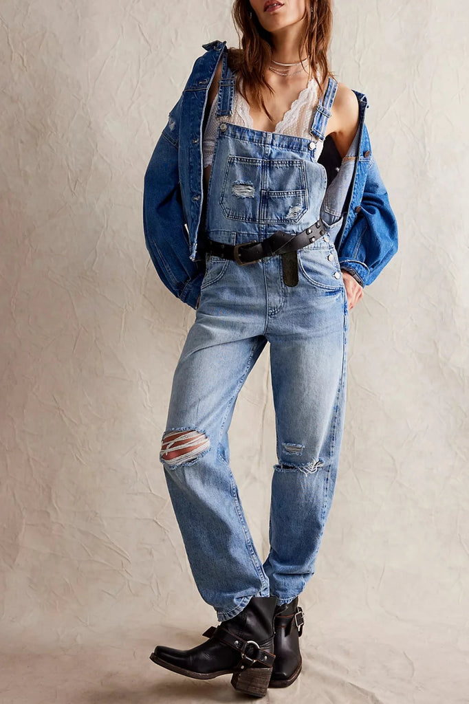 Free People Ziggy Denim Overalls