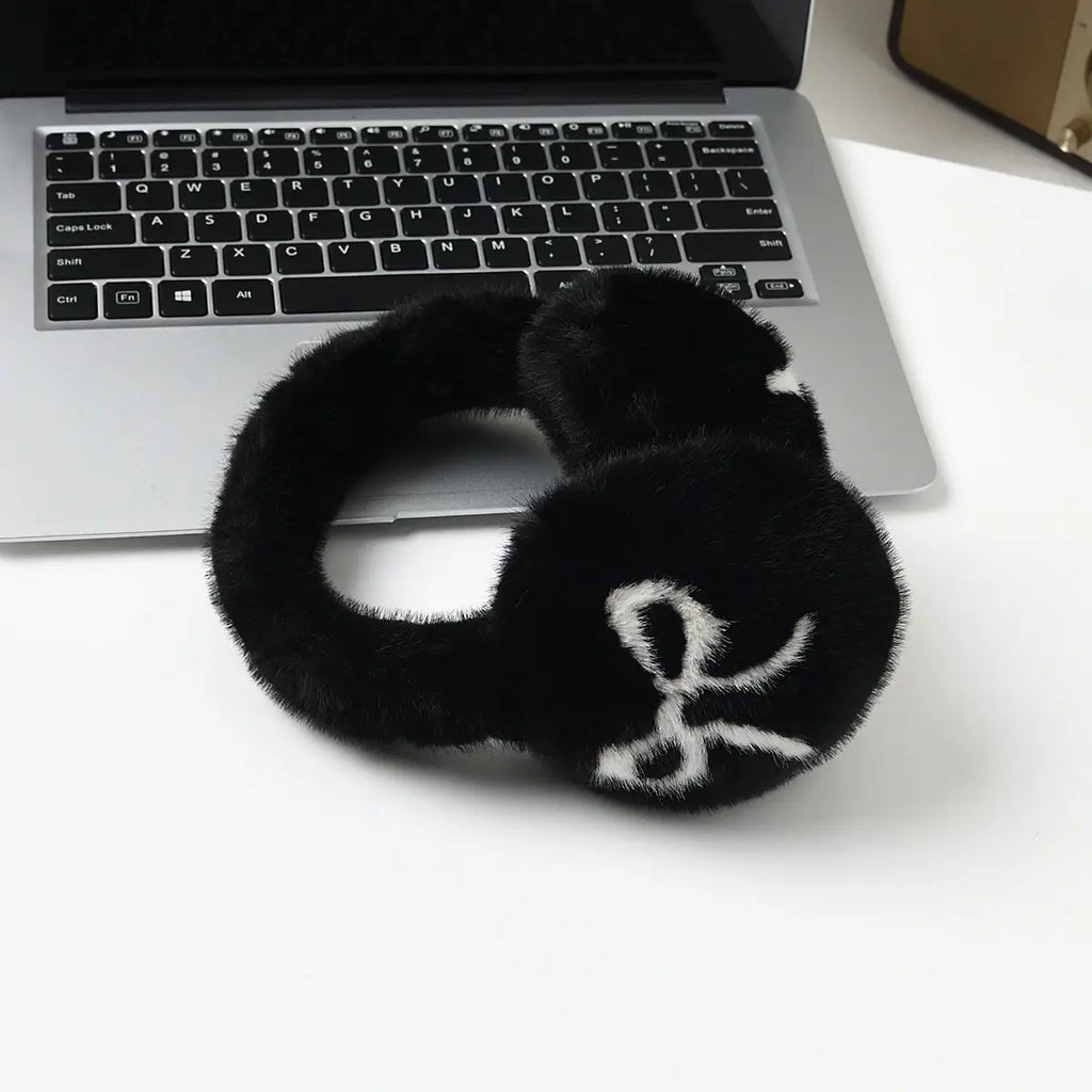 Bow  Earmuffs – Fuzzy Warm Winter