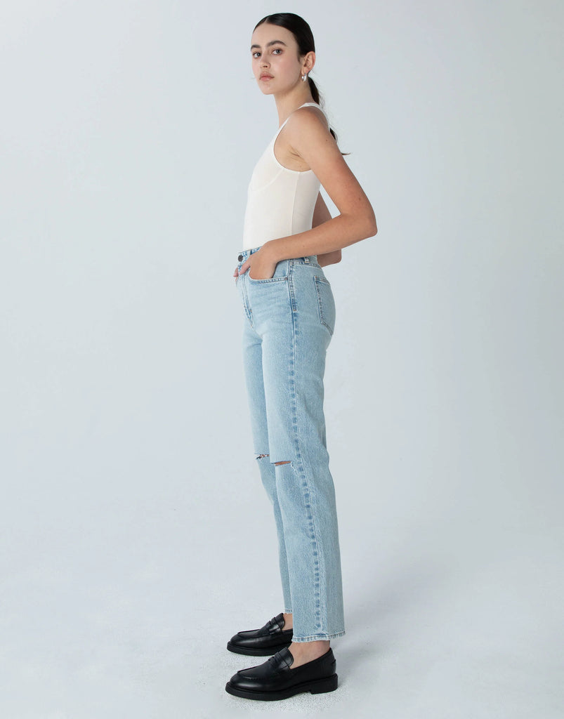 Thin Her Lattice Hem Crop Jeans (4 Colors) (N10132PM) - Sue Patrick