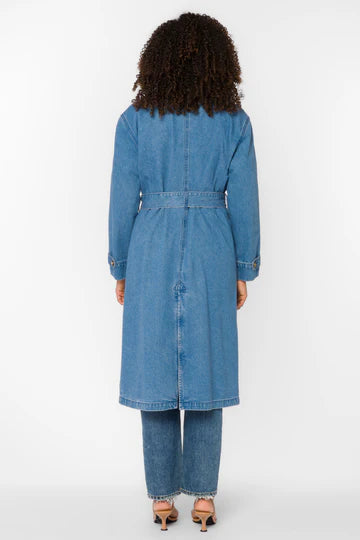 Banks Sienna Blue Trench Coat