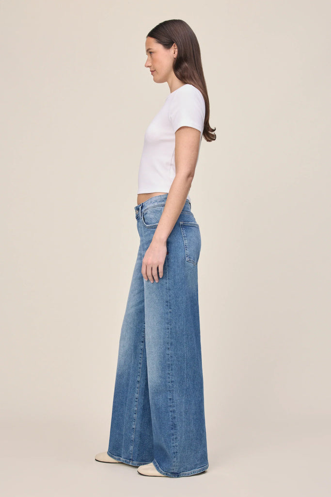 CJU Mid-Rise Wide Leg | Varsity Blue