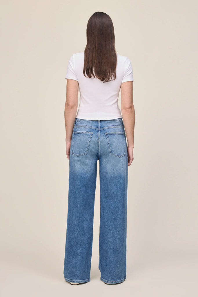 CJU Mid-Rise Wide Leg | Varsity Blue