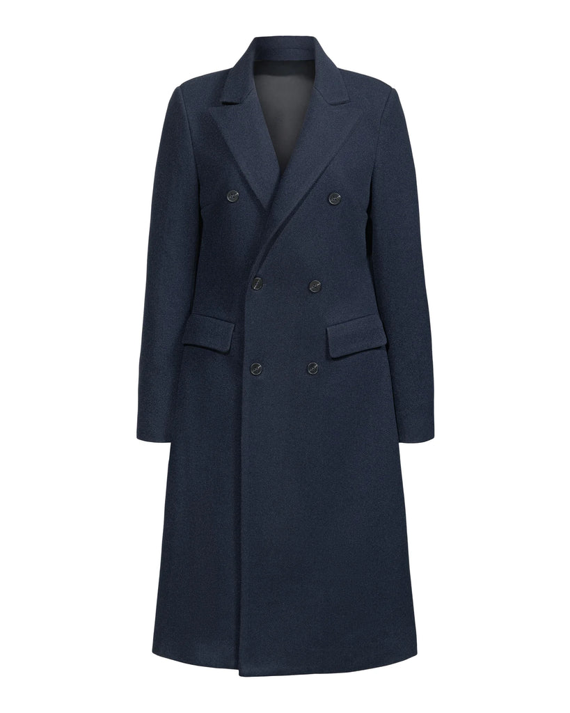 Navy PeaCoat with Detachable Scarf