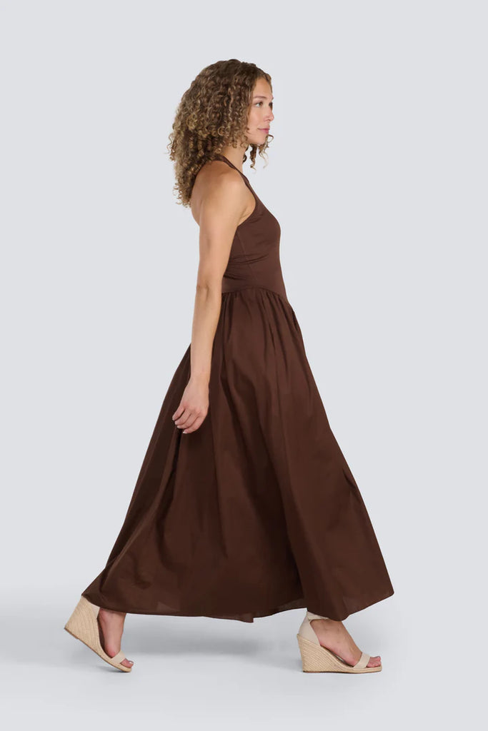 drop waist tank top dress Women's Drop Waist Maxi Dress Knit Sleeveless Maxi Tank Dress Crewneck T  Shirt Long Dress Striped Contrast Waist Dress  (Apricot,Small,US,Alpha,Small,Regular,Regular) at Amazon Women's Clothing  store