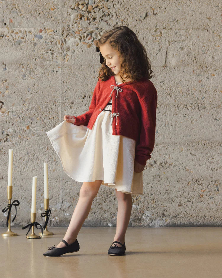 Bow Cardigan | Ruby