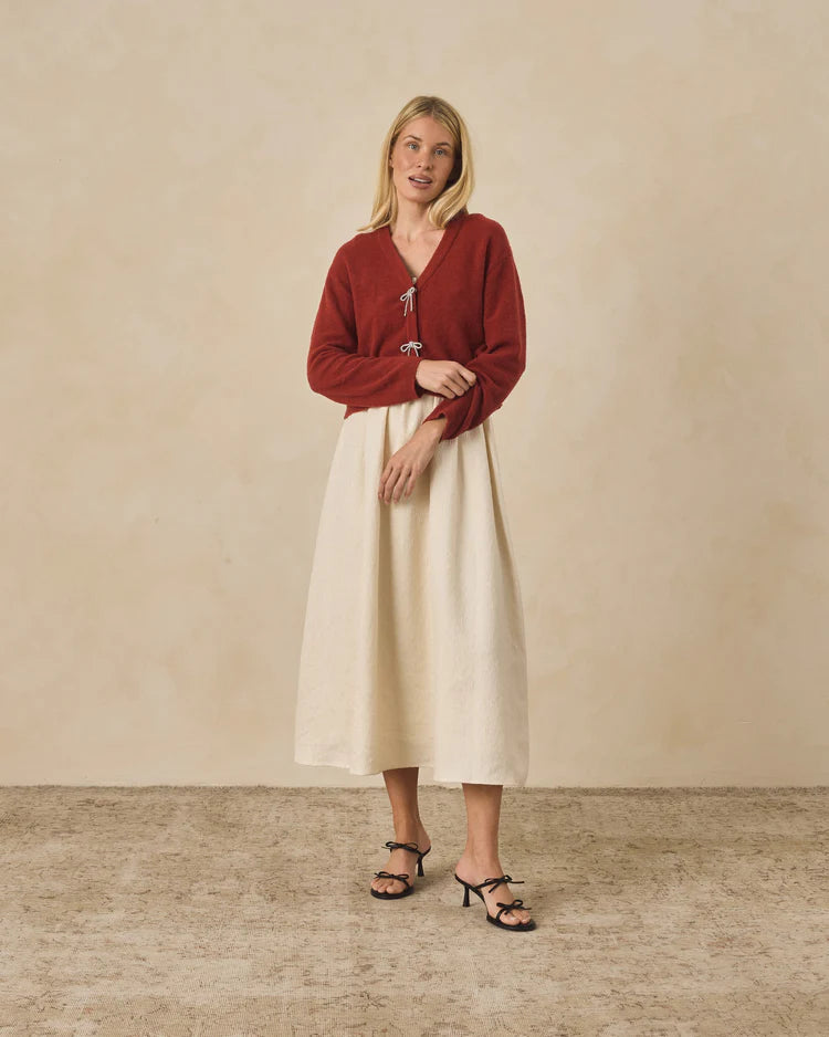 Bow Cardigan | Ruby