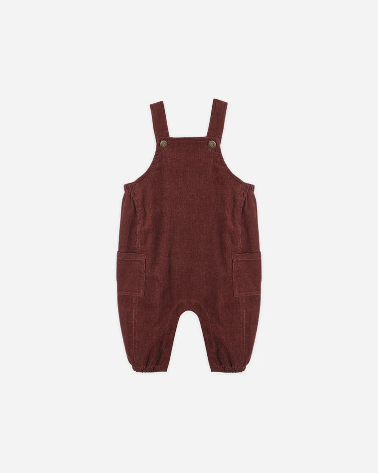 Cargo Overalls || Burgundy