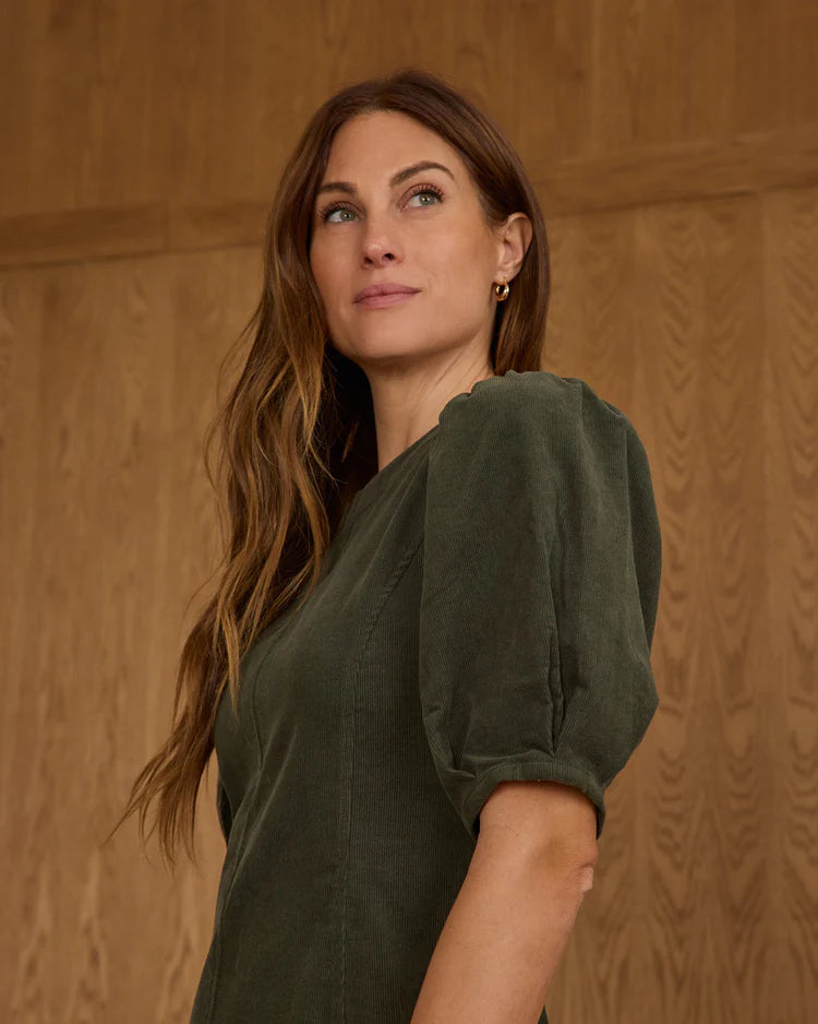 Levi Mini Dress || Evergreen