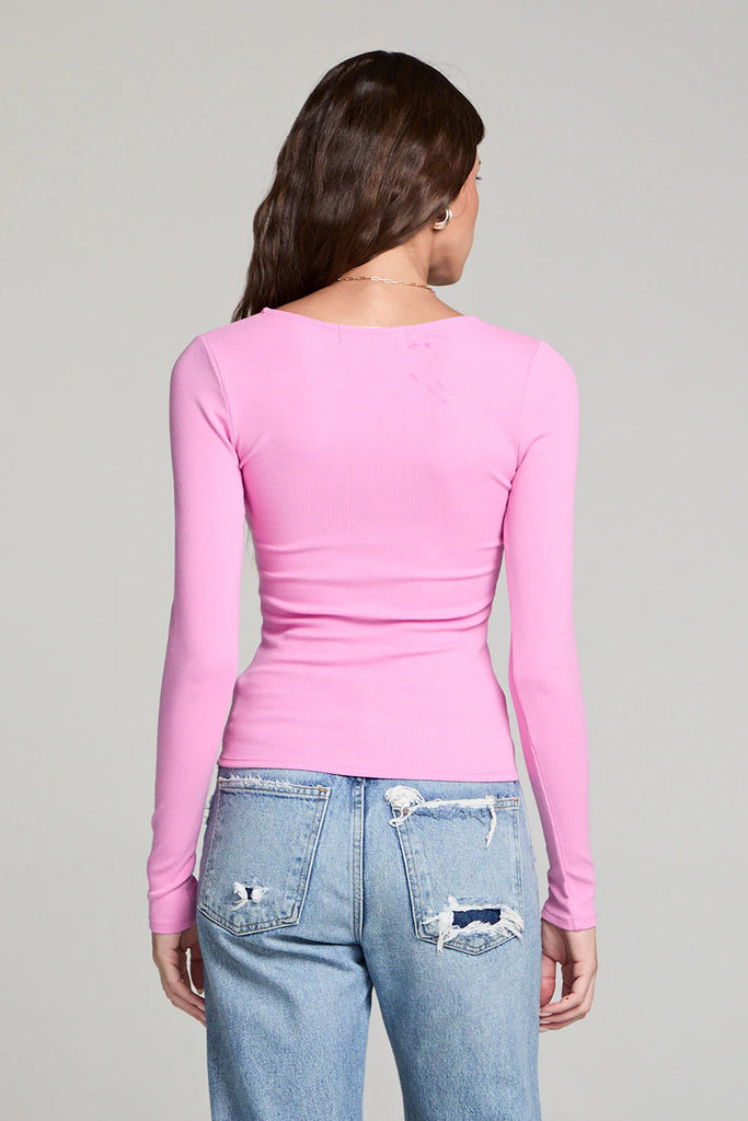 Scoop Long Sleeve Slim Tee