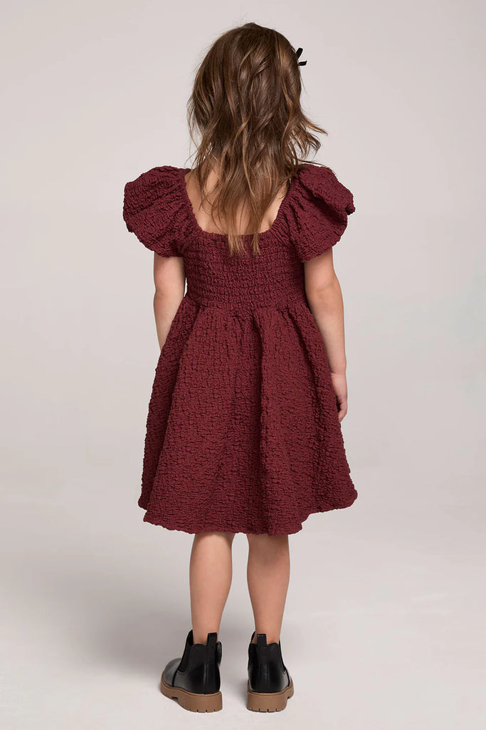 Rosalee Sangria Mini Dress