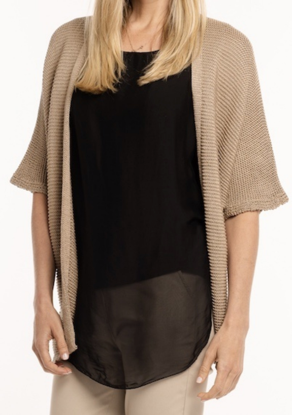 Made in Italy Pointelle Cardi