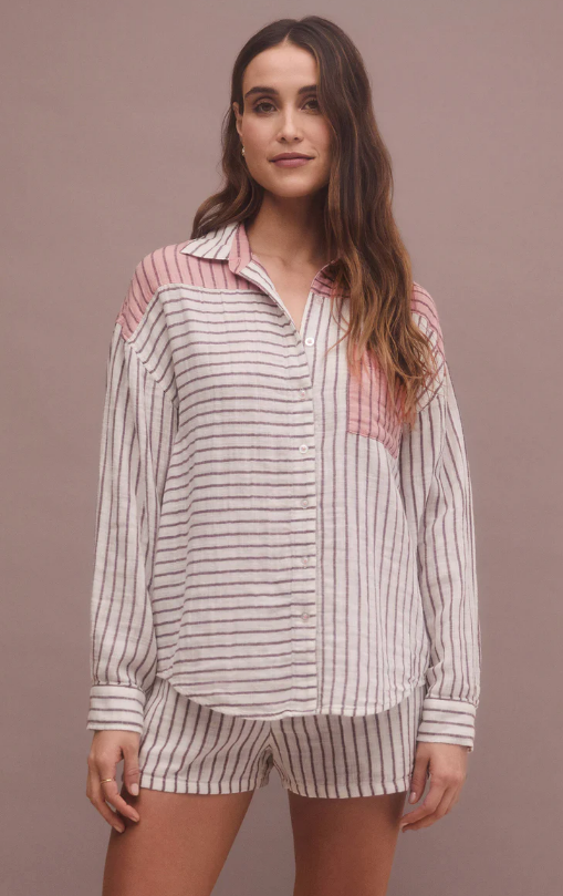Z Supply All Mixed Up Striped Shirt