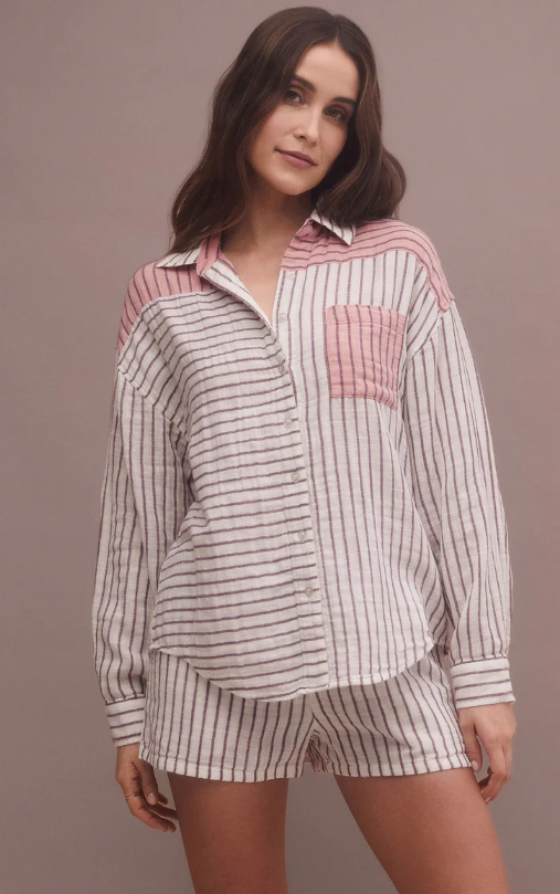 Z Supply All Mixed Up Striped Shirt