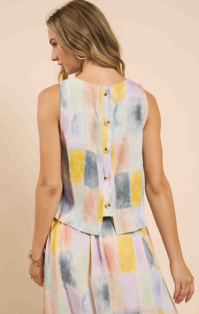 Petrichor Gathered Skirt + Top Set