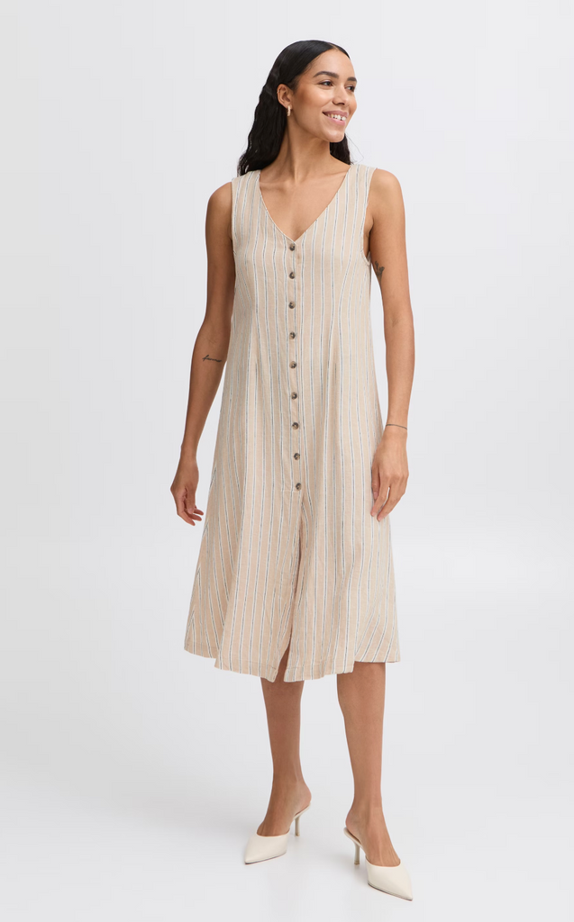 BYFALAKKA BUTTON DRESS -