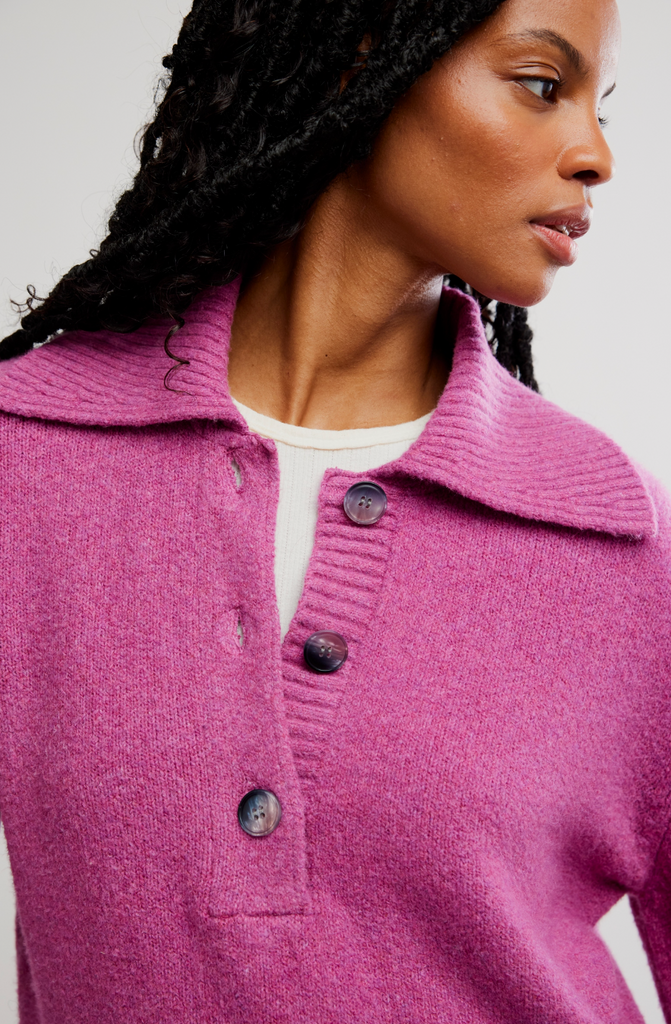 TRADING UP POLO / MAGENTA HAZE MELANGE