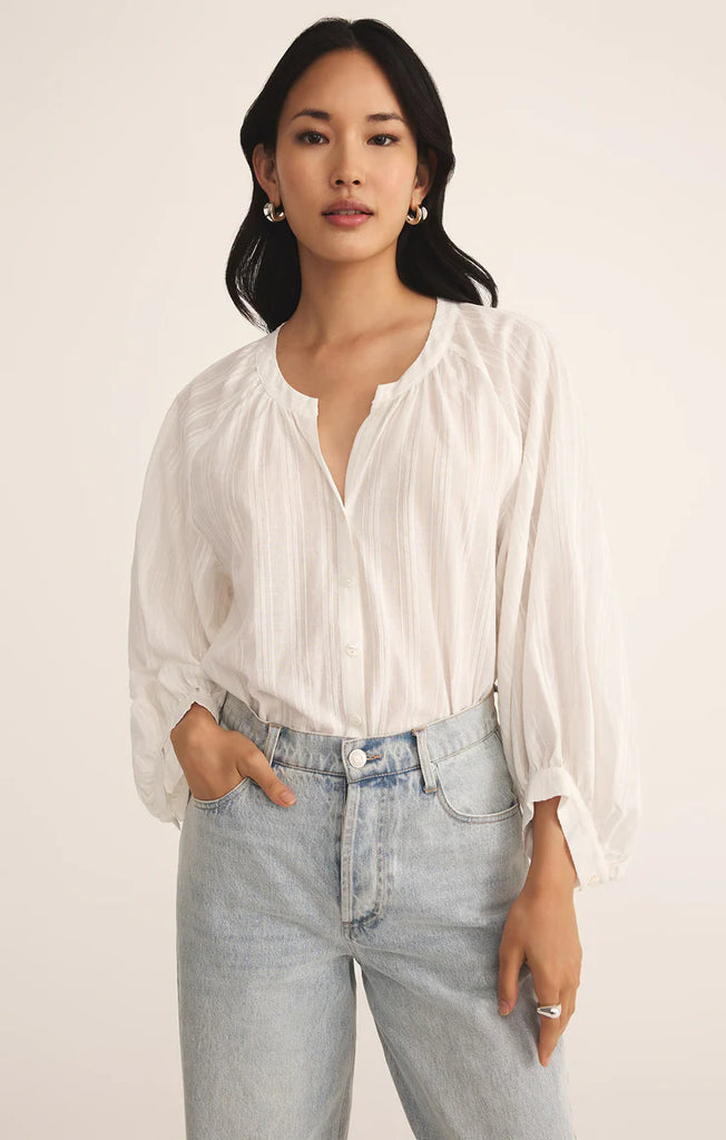 WREN BUTTON UP TOP
