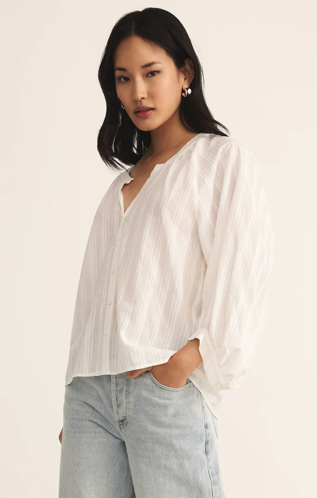 WREN BUTTON UP TOP