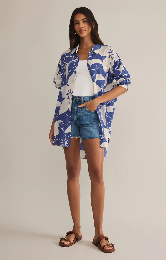 TOMAS MADERO LEAF BUTTON UP + CIMA MADERO SHORT SET