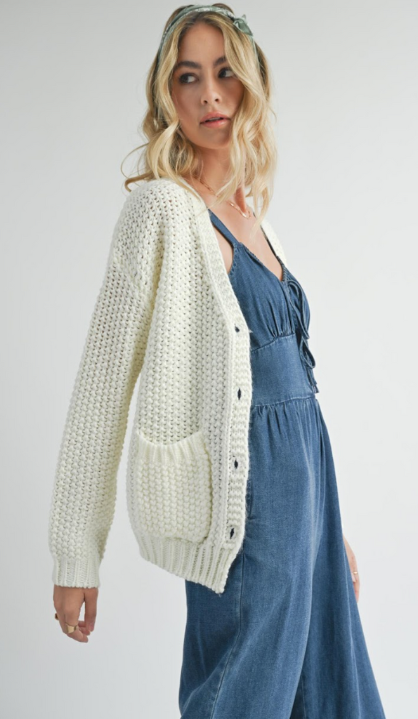 Elenor Button Down Cardi