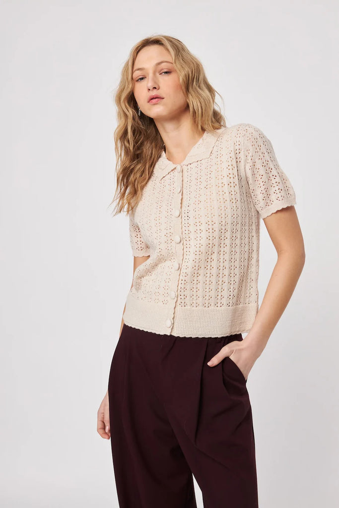 The Crew Top - Pearl Blush