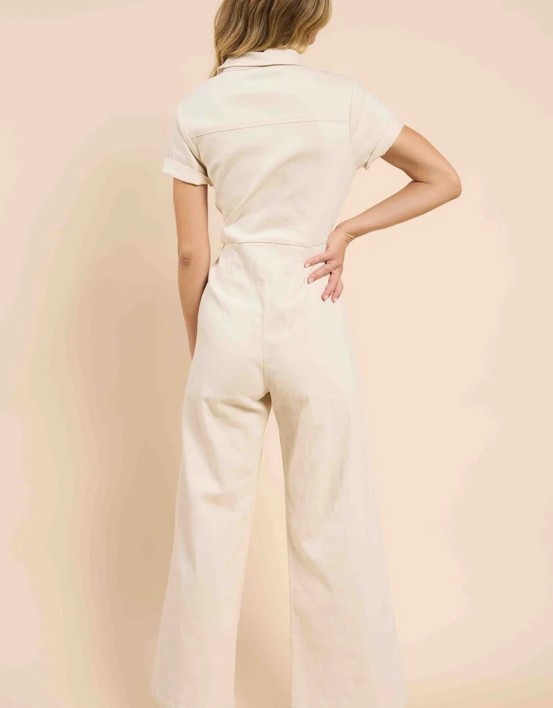 Clear Eyes Denim Jumpsuit