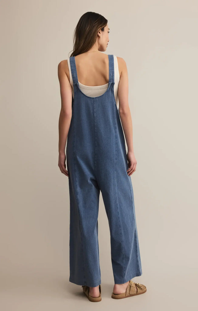 BRASILIA JERSEY DENIM JUMPSUIT