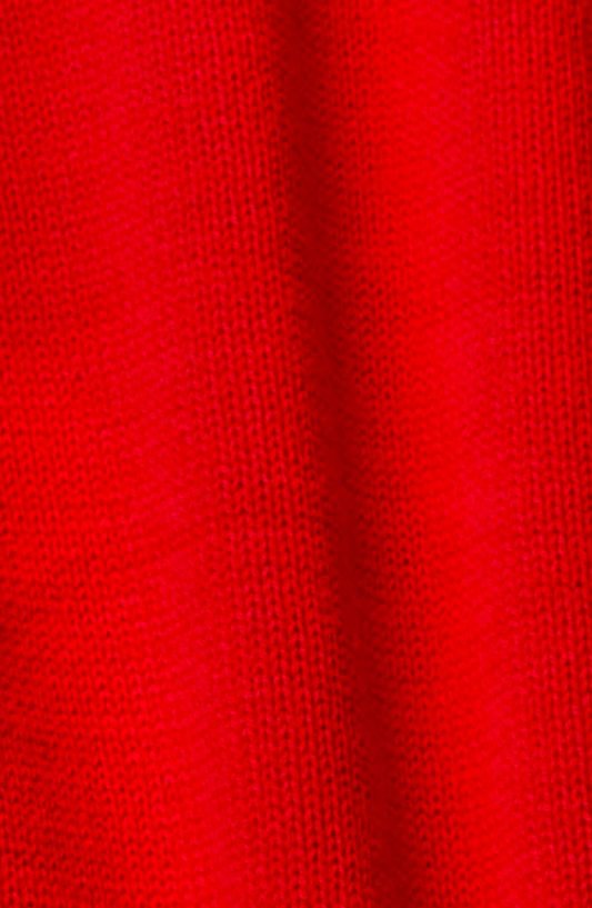 Esprit Red Knit Turtleneck Dress